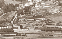 Schmalspurbahnhof um 1930