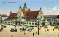 Bahnhof um 1902